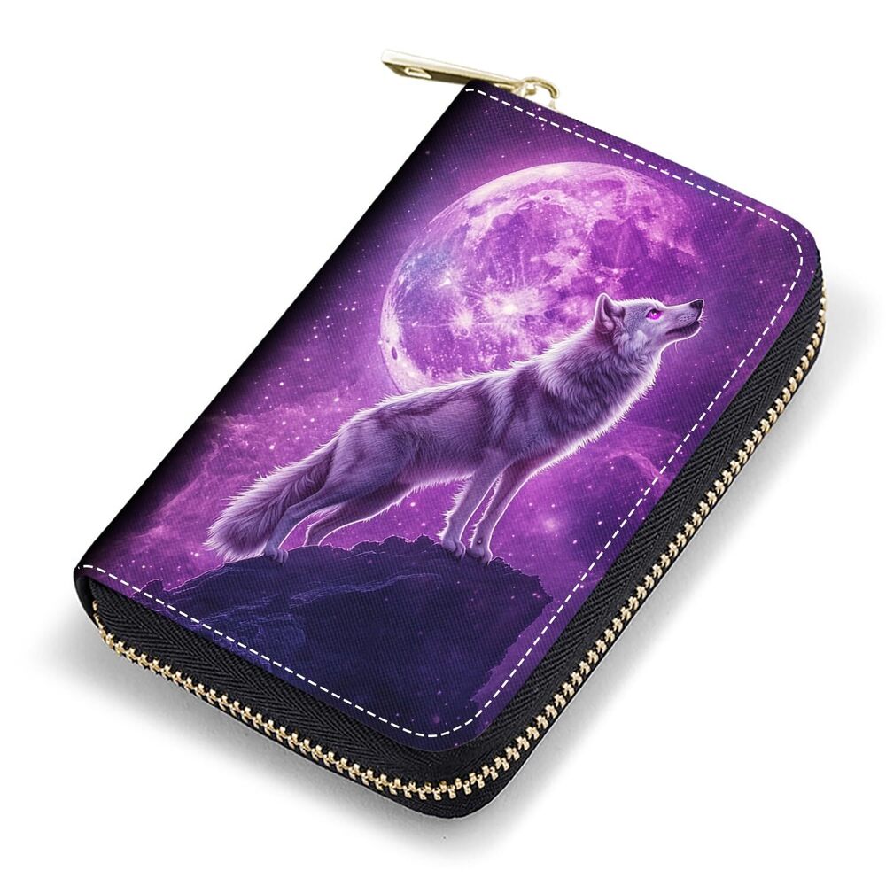 3166 Credit Card Holder, RFID Blocking Small Leather Card Wallet , Credit